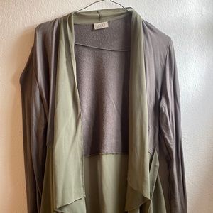 Camo green cardigan